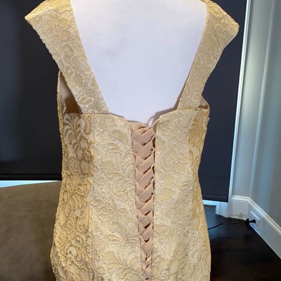 Women’s Mother of the Bride Dress Corset Back & Chiffon Jacket Size XL - Picture 9 of 12